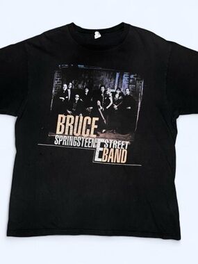 Bruce Springsteen & E Street Band 2008 Magic Tour T-Shirt Anvil Blue Bar XL Y2K